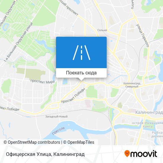 Карта Офицерская Улица