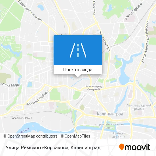 Карта Улица Римского-Корсакова