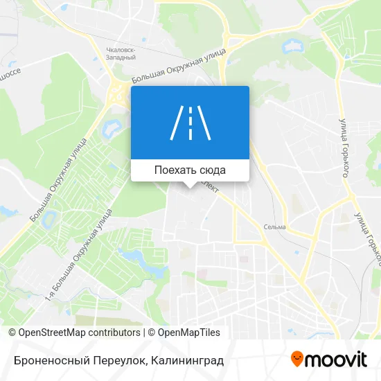 Карта Броненосный Переулок