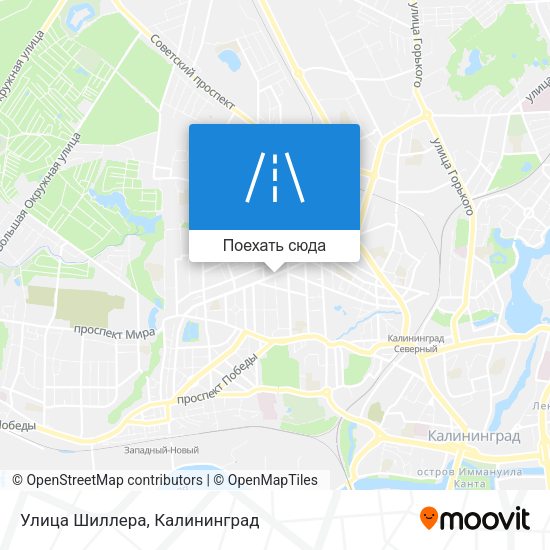 Карта Улица Шиллера