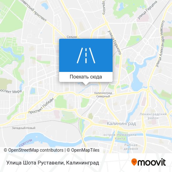 Карта Улица Шота Руставели