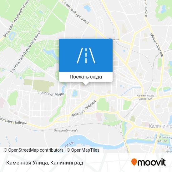 Карта Каменная Улица