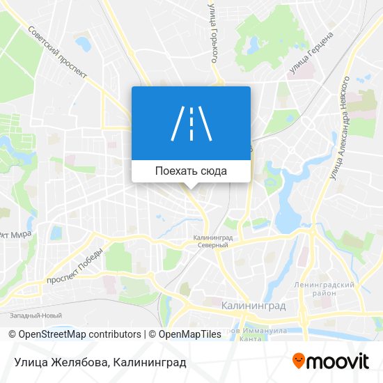 Карта Улица Желябова