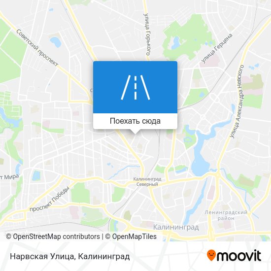 Карта Нарвская Улица