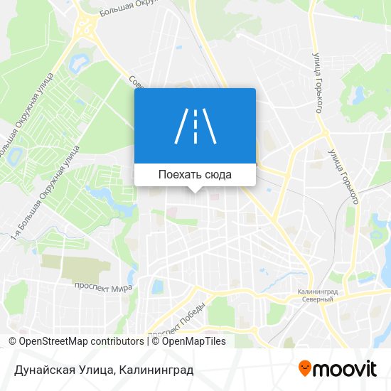 Карта Дунайская Улица