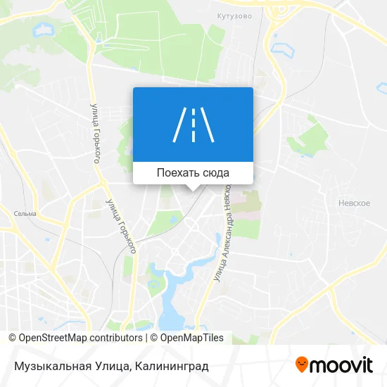 Карта Музыкальная Улица