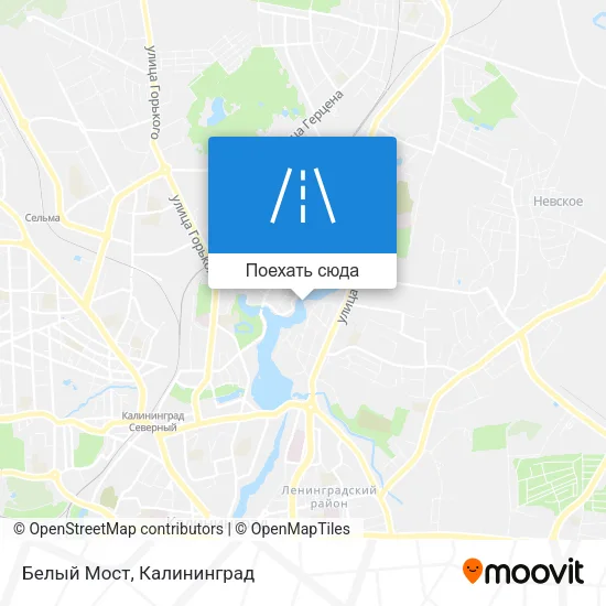 Карта Белый Мост