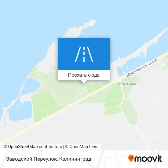 Карта Заводской Переулок