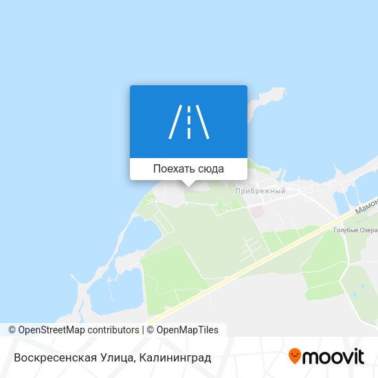 Карта Воскресенская Улица
