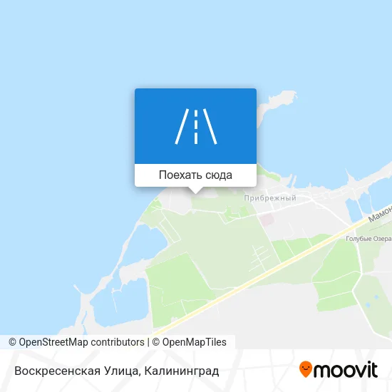 Карта Воскресенская Улица