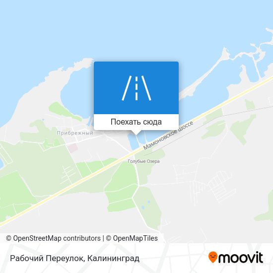 Карта Рабочий Переулок