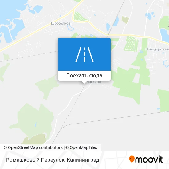Карта Ромашковый Переулок