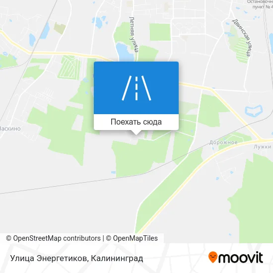 Карта Улица Энергетиков