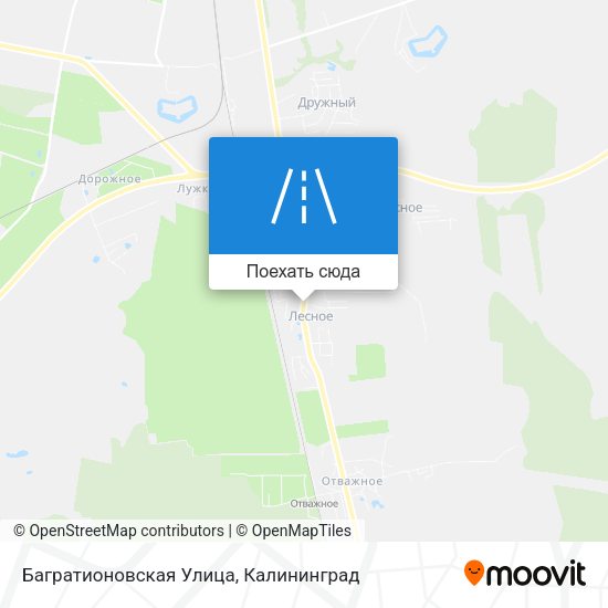 Карта Багратионовская Улица