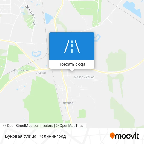 Карта Буковая Улица