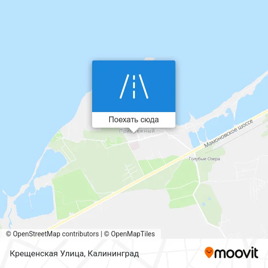 Карта Крещенская Улица