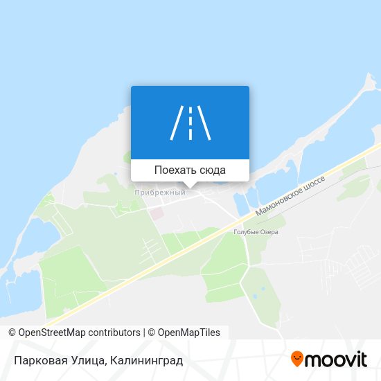 Карта Парковая Улица