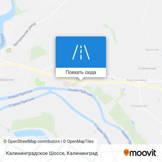 Карта Калининградское Шоссе