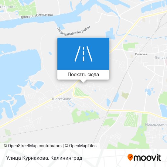 Карта Улица Курнакова