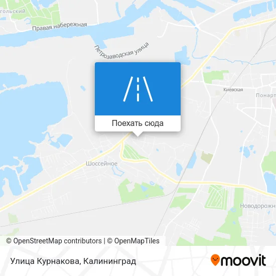 Карта Улица Курнакова