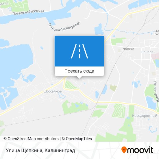 Карта Улица Щепкина
