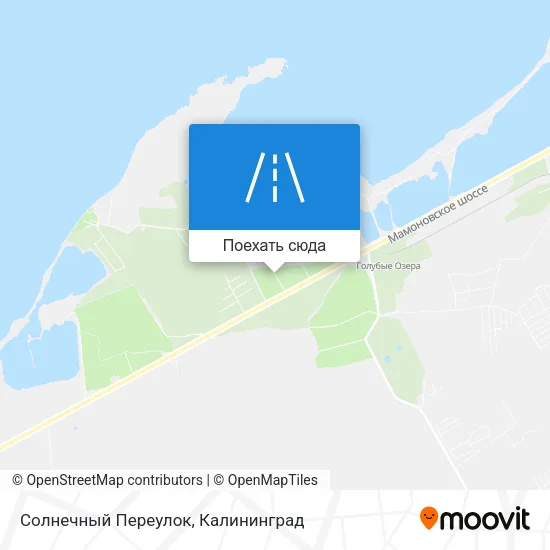 Карта Солнечный Переулок