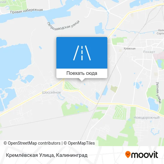 Карта Кремлёвская Улица