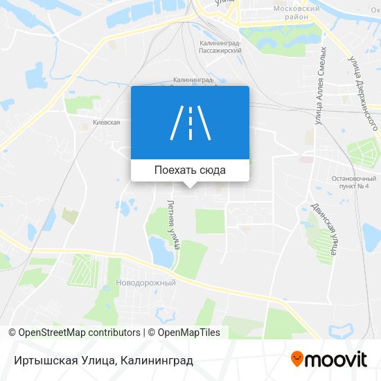 Карта Иртышская Улица