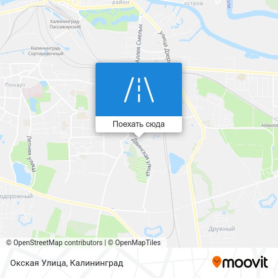 Карта Окская Улица