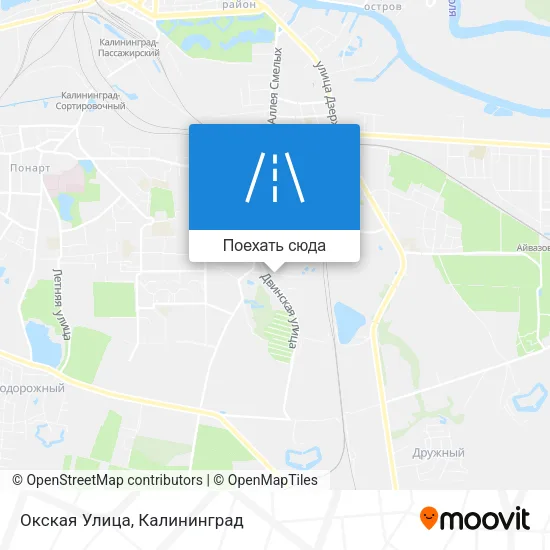 Карта Окская Улица