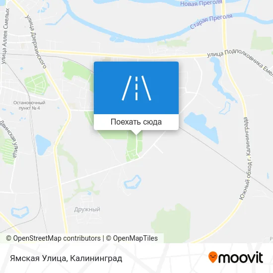 Карта Ямская Улица