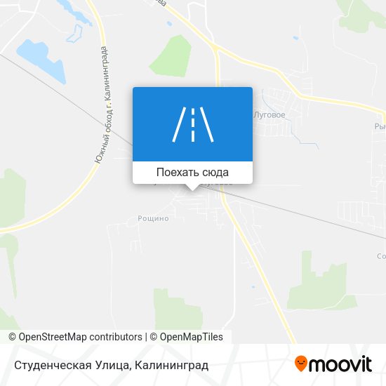 Карта Студенческая Улица