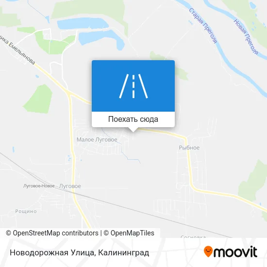 Карта Новодорожная Улица