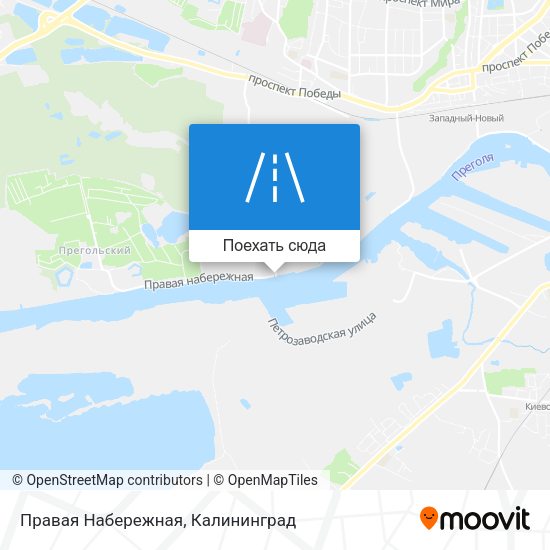 Карта Правая Набережная