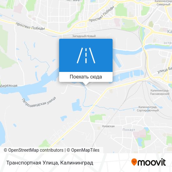 Карта Транспортная Улица