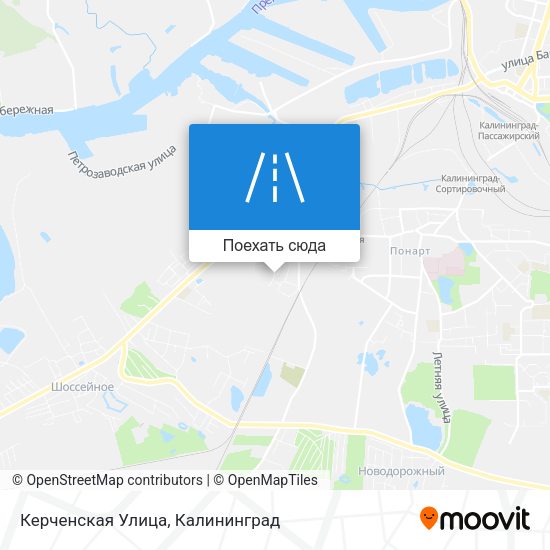 Карта Керченская Улица