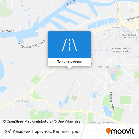 Карта 2-Й Камский Переулок