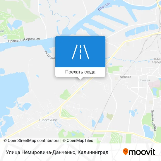 Карта Улица Немировича-Данченко