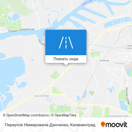 Карта Переулок Немировича-Данченко