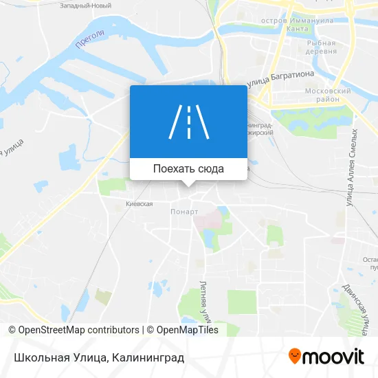 Карта Школьная Улица