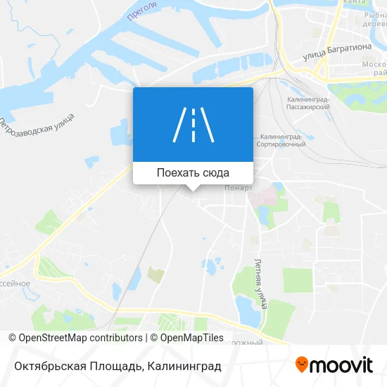 Карта Октябрьская Площадь