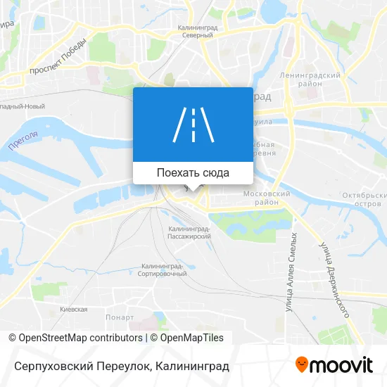 Карта Серпуховский Переулок