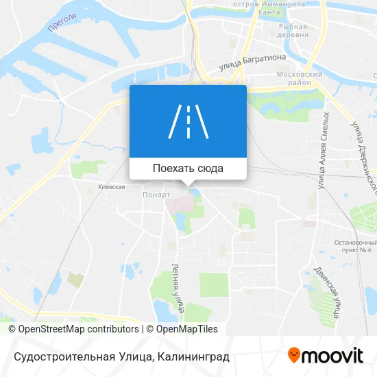 Карта Судостроительная Улица
