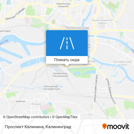 Карта Проспект Калинина