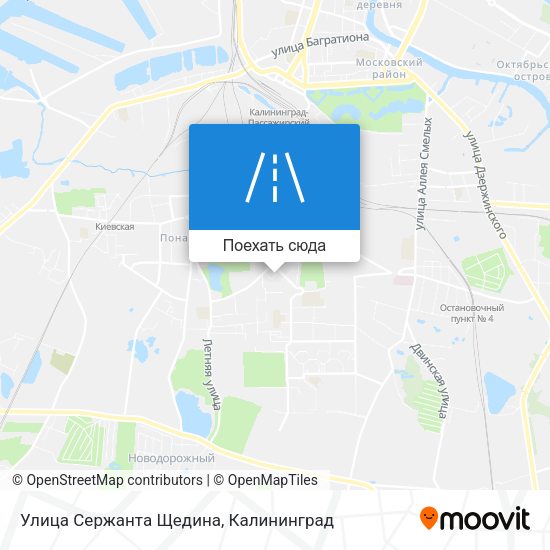 Карта Улица Сержанта Щедина