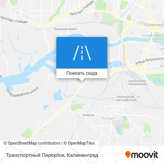 Карта Транспортный Переулок