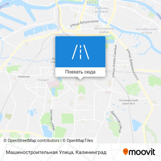 Карта Машиностроительная Улица