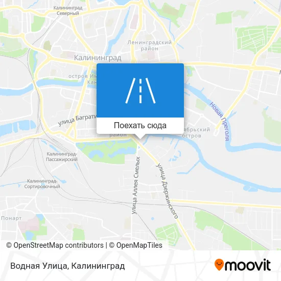 Карта Водная Улица
