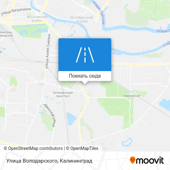 Карта Улица Володарского