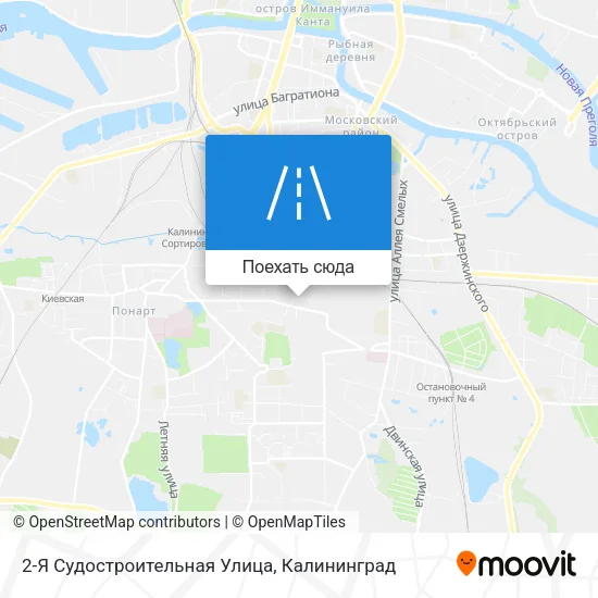 Карта 2-Я Судостроительная Улица